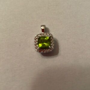 Swarovski green pendant